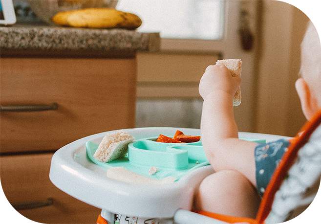 Alimentación complementaria en bebés